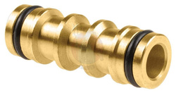 ŁĄCZNIK DWÓJNIK BRASS