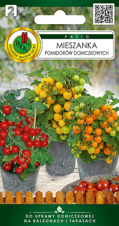 Pomidor koktajlowy - mieszanka pomidorów doniczkowych 0,6 g nasiona PNOS
