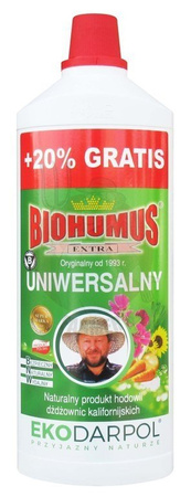 Biohumus Extra Uniwersalny 1 L + 20 % Gratis