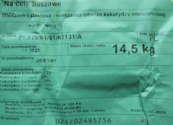 Kukurydza siewna mieszańcowa mieszanka odmian kwalifikat C1