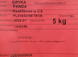 Gryka siewna Panda kwalifikat C2 5 kg nasiona