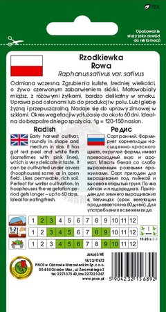 Rzodkiewka Rowa 10 g