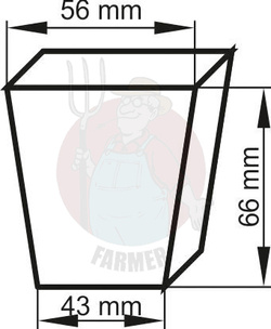 Wielodoniczka 10-cio PACK WD 56x43x66/10 kw.