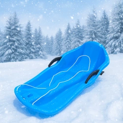 Sanki plastikowe dziecięce niebieskie