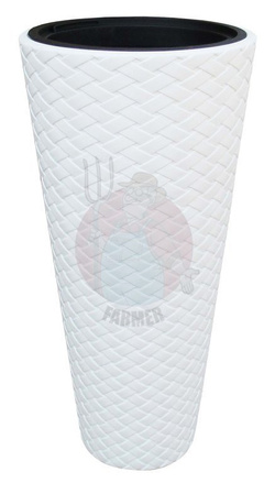 Donica Matuba Slim wysoka biała