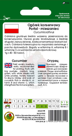 Ogórek gruntowy Portal F1 5 g