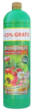 Biohumus do wszystkich roślin 1L + 25% Gratis