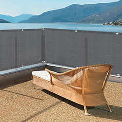 Osłona Balkonowa 1,5 x 5 m ciemno szara