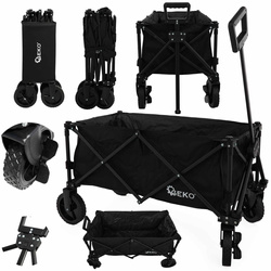 Wózek ogrodowy / plażowy składany 127 L, 100 kg Geko