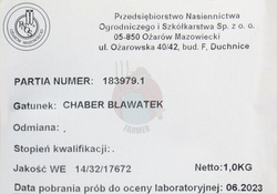 Chaber bławatek 1 kg