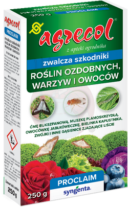 Proclaim – zwalcza ćmę bukszpanową, muszkę plamoskrzydłą i inne szkodniki 250 g
