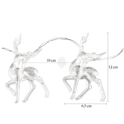 Lampki świąteczne / Girlanda LED Renifery 1,5 m