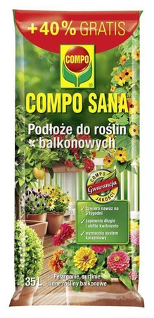 COMPO SANA podłoże do roślin balkonowych 35 L