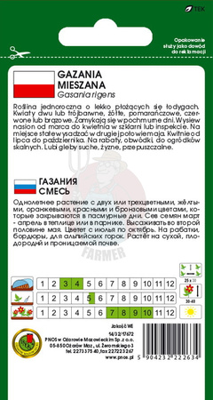Gazania mieszana 0,8 g