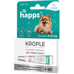 Happs Spot-on drops against fleas and ticks for small dogs herbal