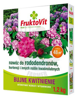 FruktoVit PLUS nawóz do rododendronów, hortensji i innych roślin kwaśnolubnych 1,2 kg