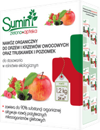 Nawóz organiczny do drzew i krzewów owocowych oraz truskawek i poziomek 1,2 kg Sumin
