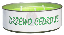 Świeca antykomarowa drzewo cedrowe 2 szt