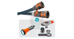 Wąż tekstylny Liano 10 m z adapterem do kranów wewnętrznych – zestaw