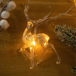 Lampki świąteczne / Girlanda LED Renifery 1,5 m