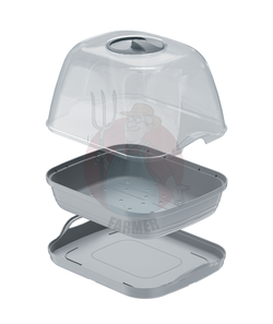 Rozsadnik Respana Table Greenhouse szary