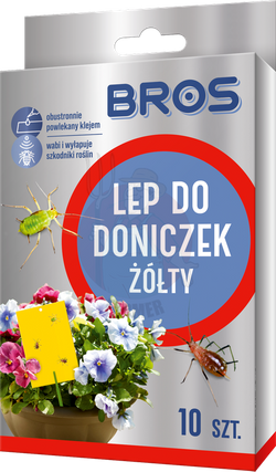 Lep do doniczek żółty BROS 