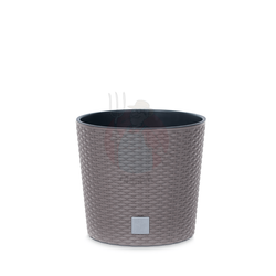 Rato Round flowerpot 20 mocca