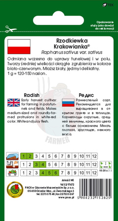 Rzodkiewka krakowianka Oża 10 g