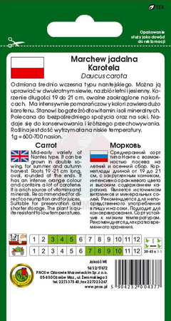 Marchew jadalna Karotela 5 g