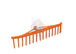 Grabie plastikowe KLIK 16 zębów n/o