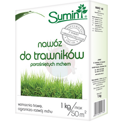 Nawóz do trawników z mchem 1 kg Sumin