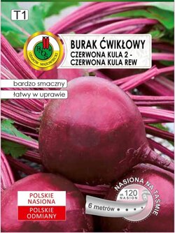 Burak ćwikłowy czerwona kula II 6 m