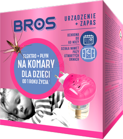 Elektro + płyn na komary dla dzieci od 1 roku życia