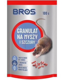 Granulat na myszy i szczury 100 g Bros